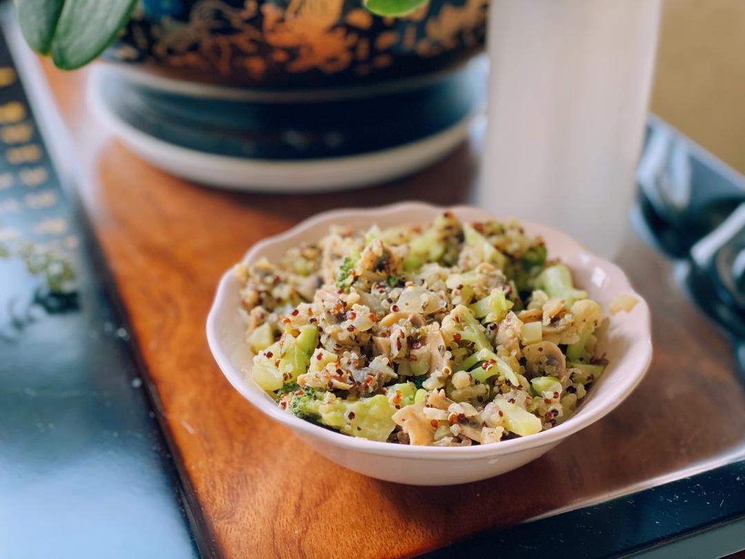 全素口蘑豆浆藜麦饭【健康一锅端】