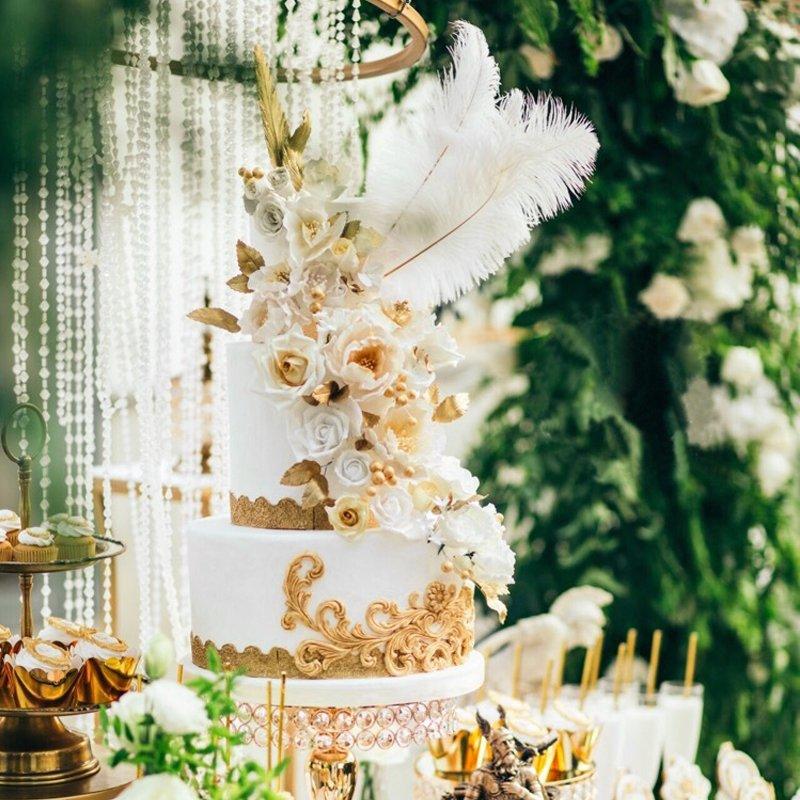 户外求婚派对甜品区