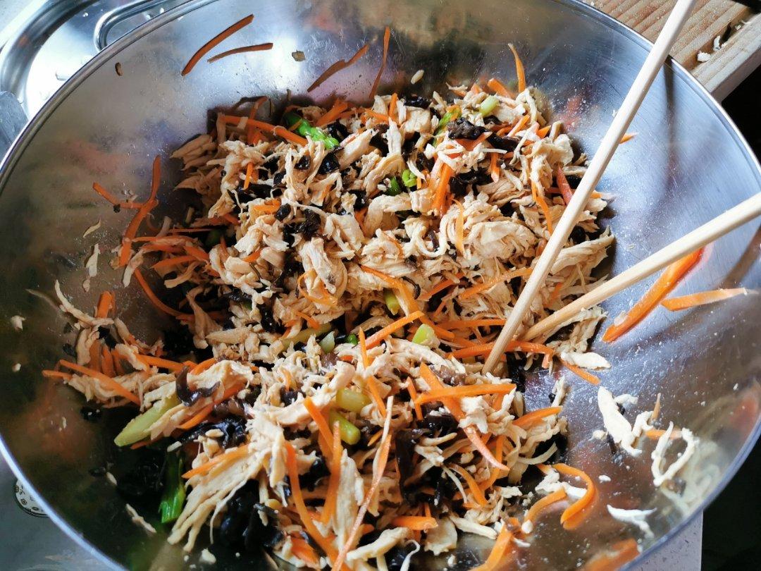 减脂健身｜凉拌手撕鸡丝（香辣&麻油版）