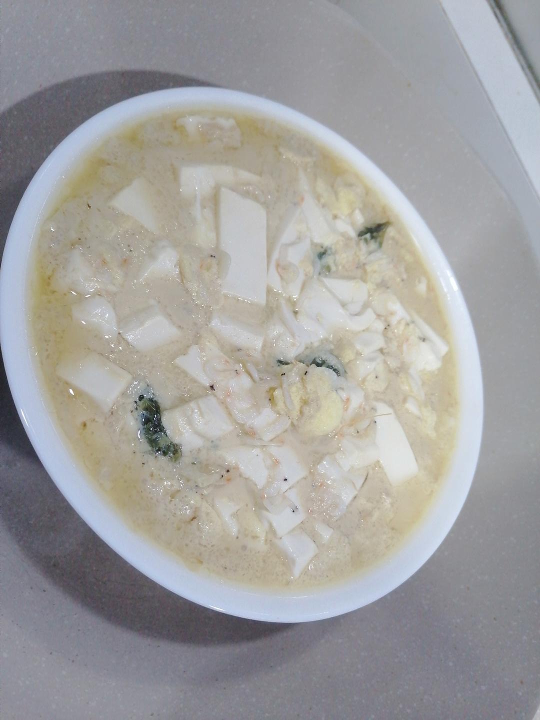 鸡蛋蒸豆腐❗超嫩滑，简单又好吃‼️