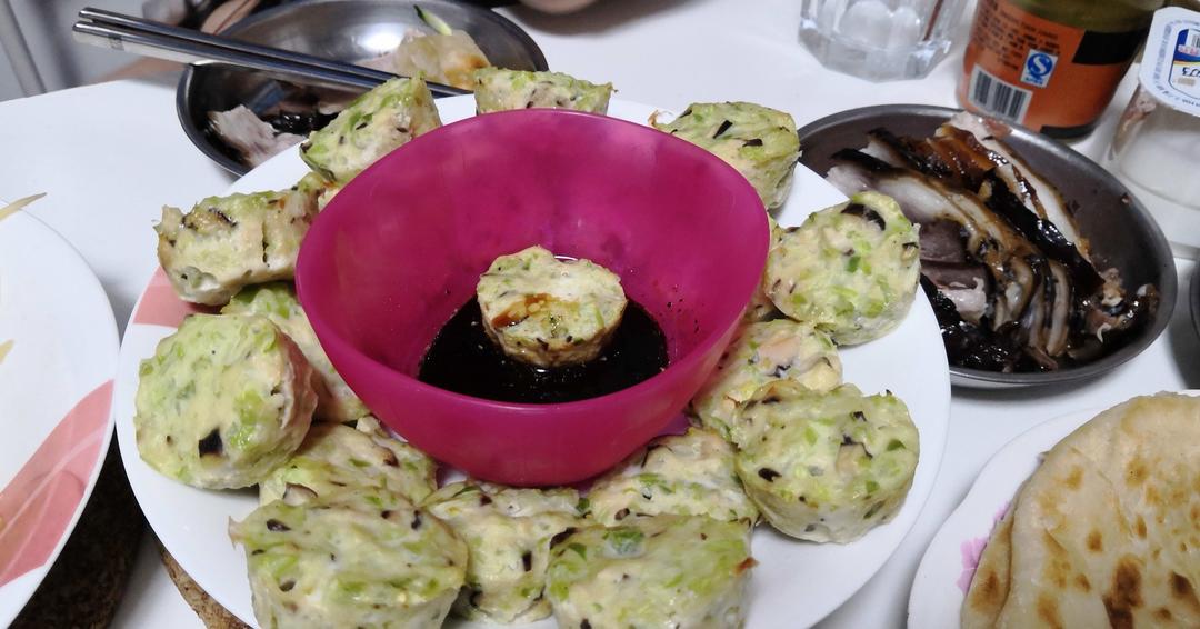 西兰花口蘑鸡肉卷
