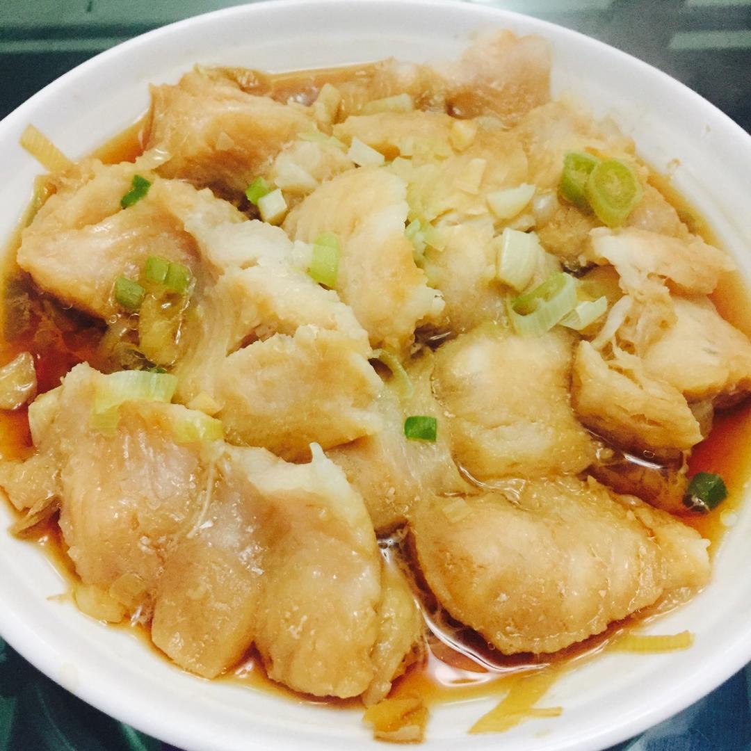 y-睿睿做的清蒸龙利鱼