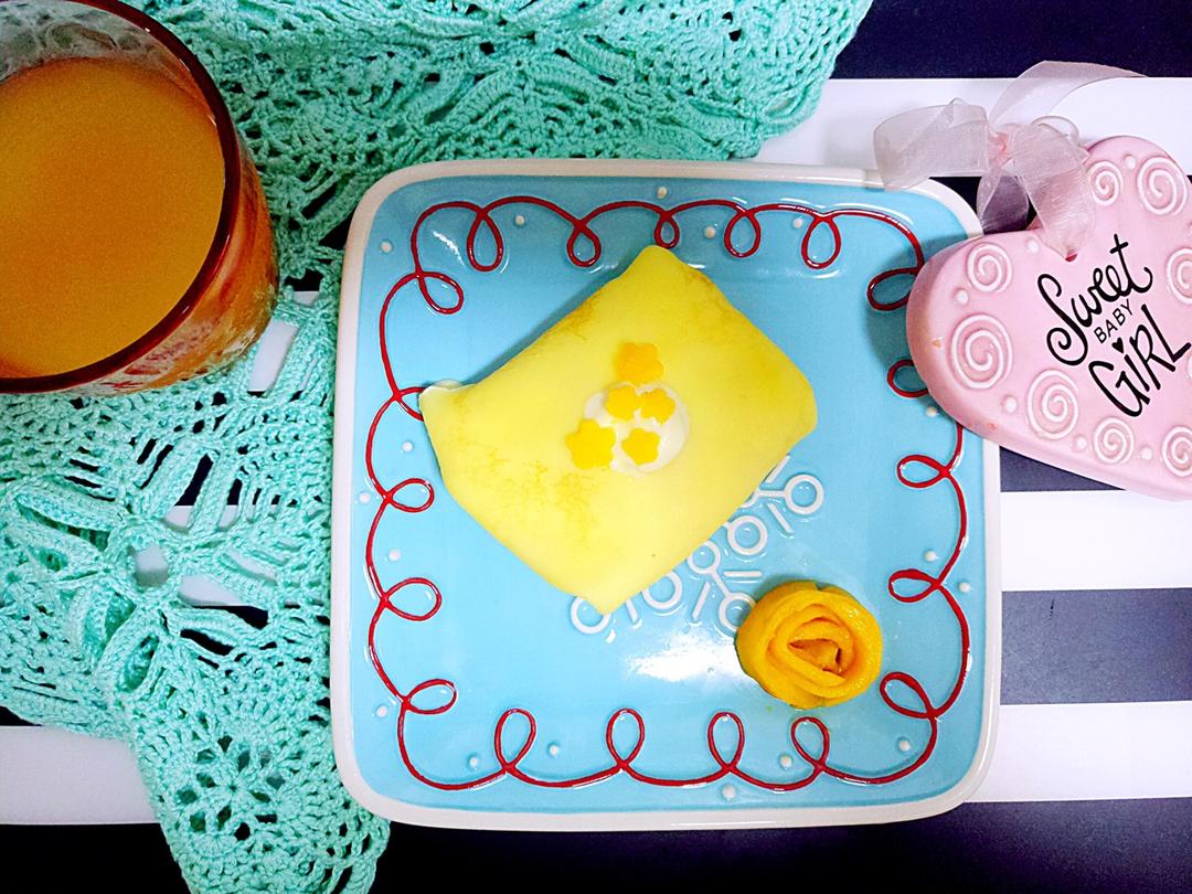 绵绵丝滑芒果班戟