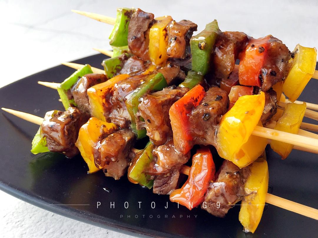 静的时光9做的太阳谷sun valley彩椒牛肉串