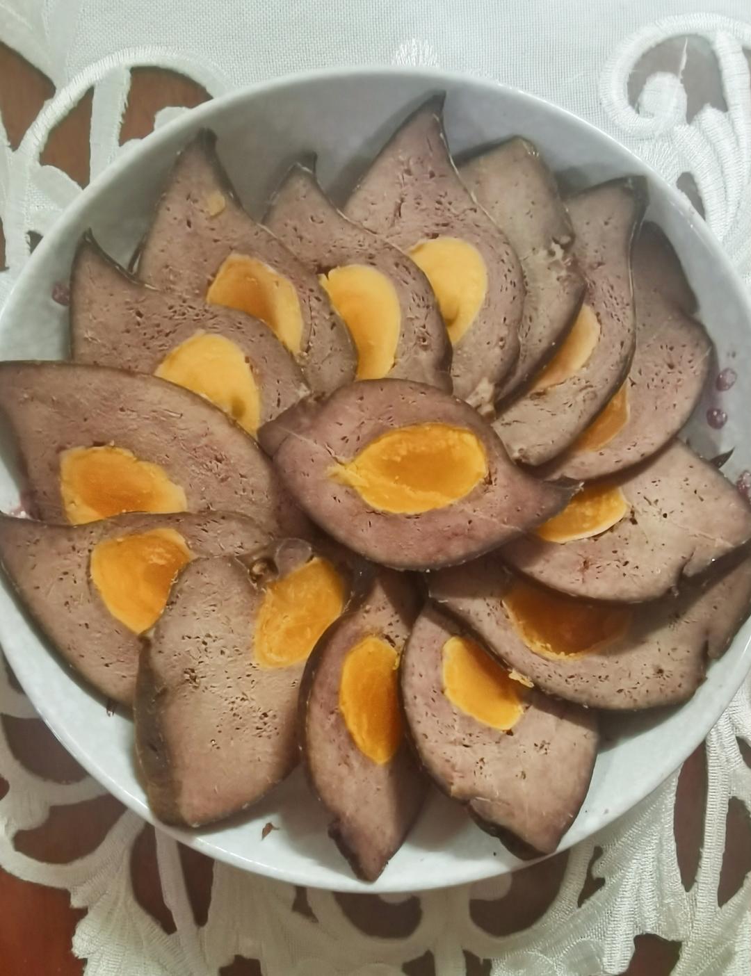 烤箱烟熏咸蛋黄猪肝
