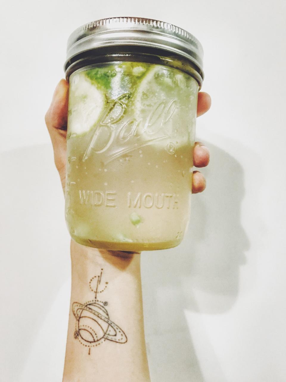 清爽的青桔柠檬苏打 这就是夏天的味道