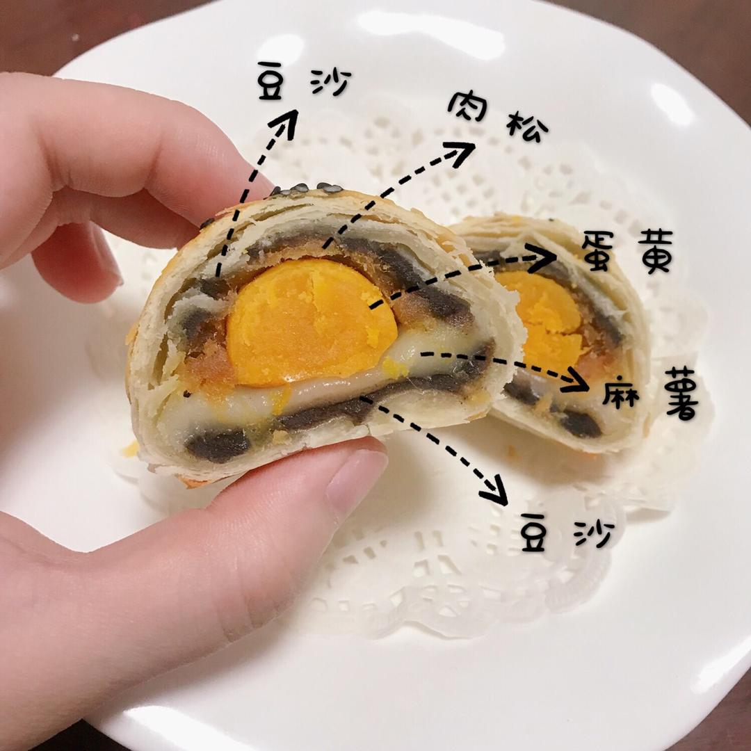 ㊙️网红麻薯肉松蛋黄酥🔥，好吃到爆‼️