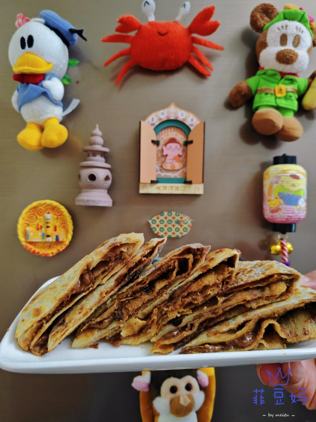 老北京麻酱红糖饼