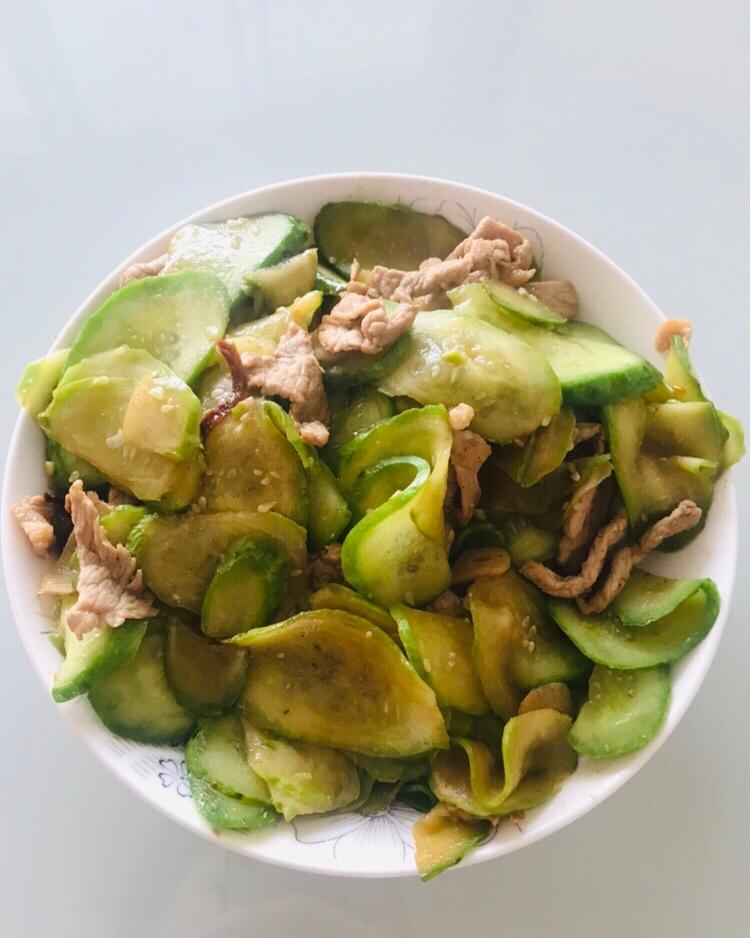 肉炒瓜片
