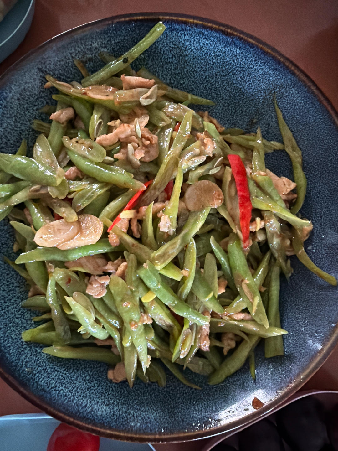 四季豆炒肉丝