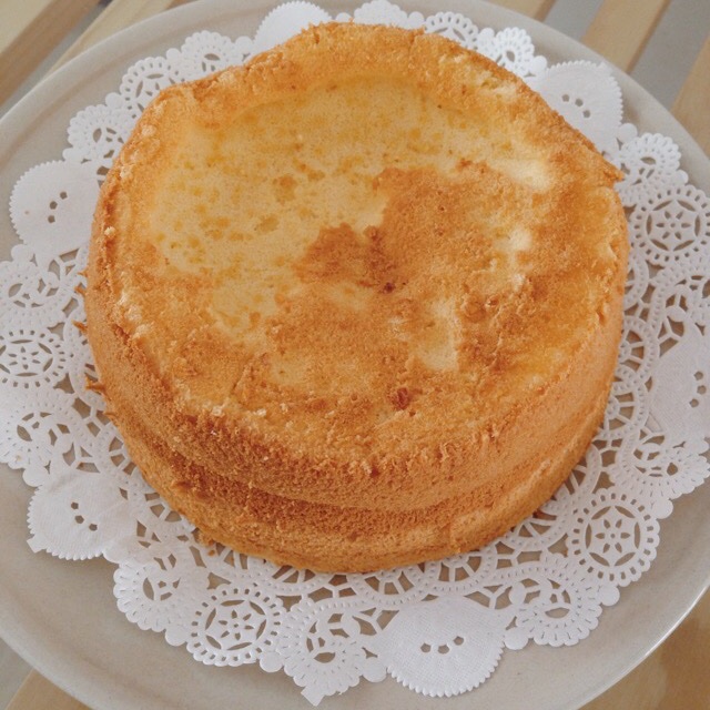 6寸原味戚风蛋糕
