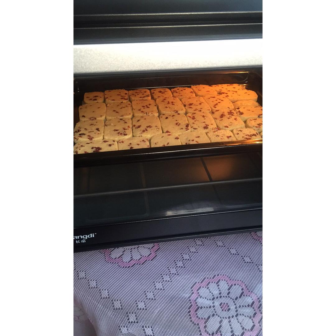 低糖少油版蔓越莓饼干