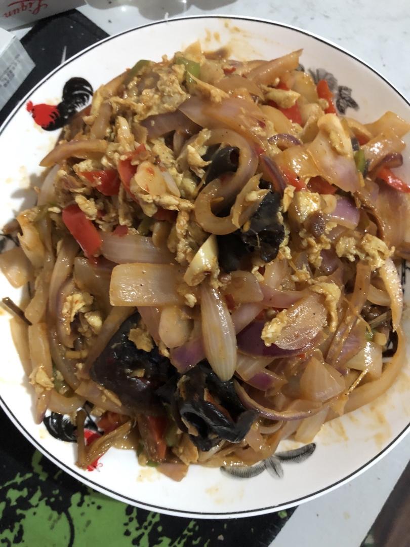 洋葱炒鸡蛋