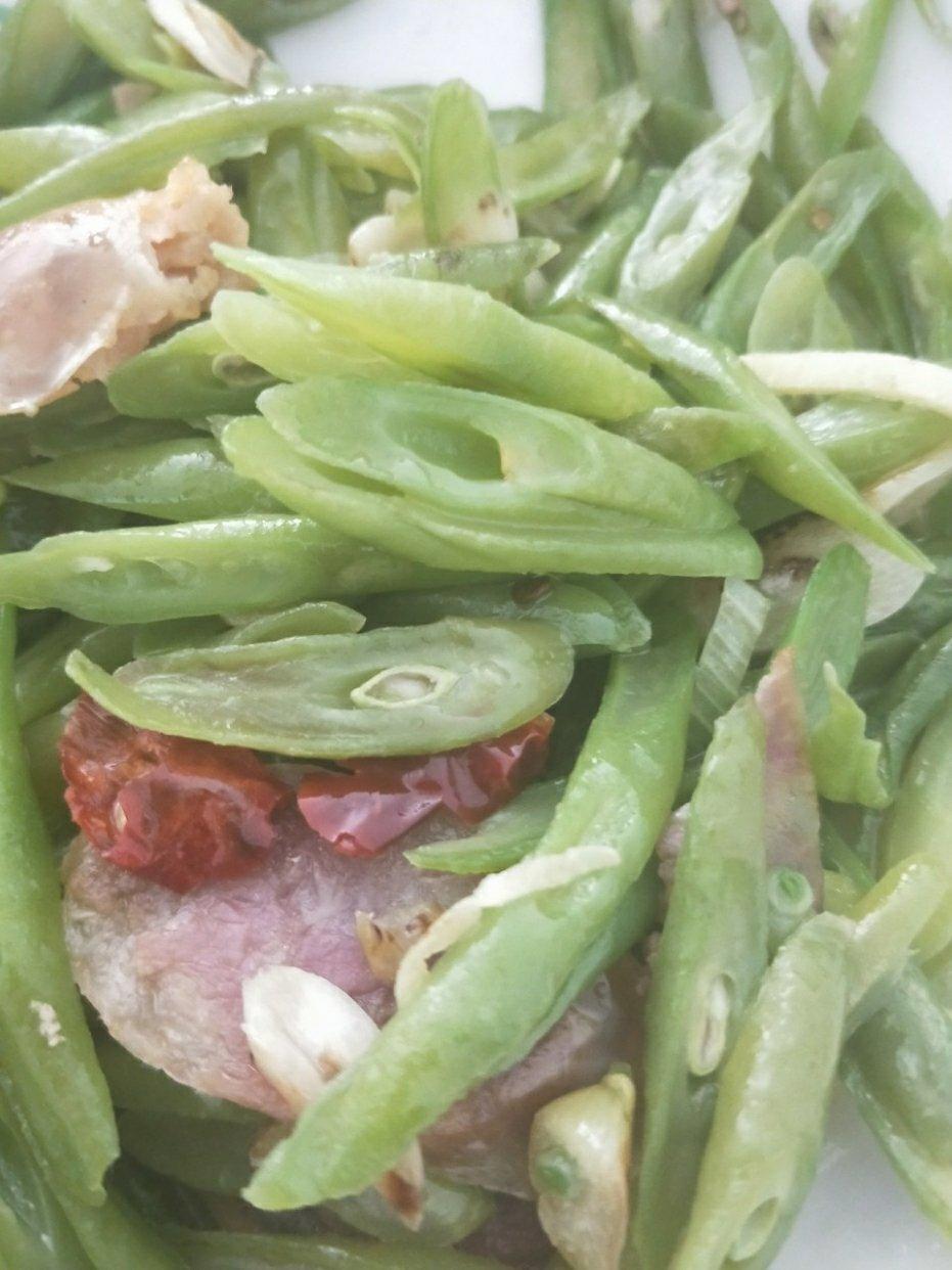 ㊙️腊味‼️四季豆炒腊肠‼️美味家常