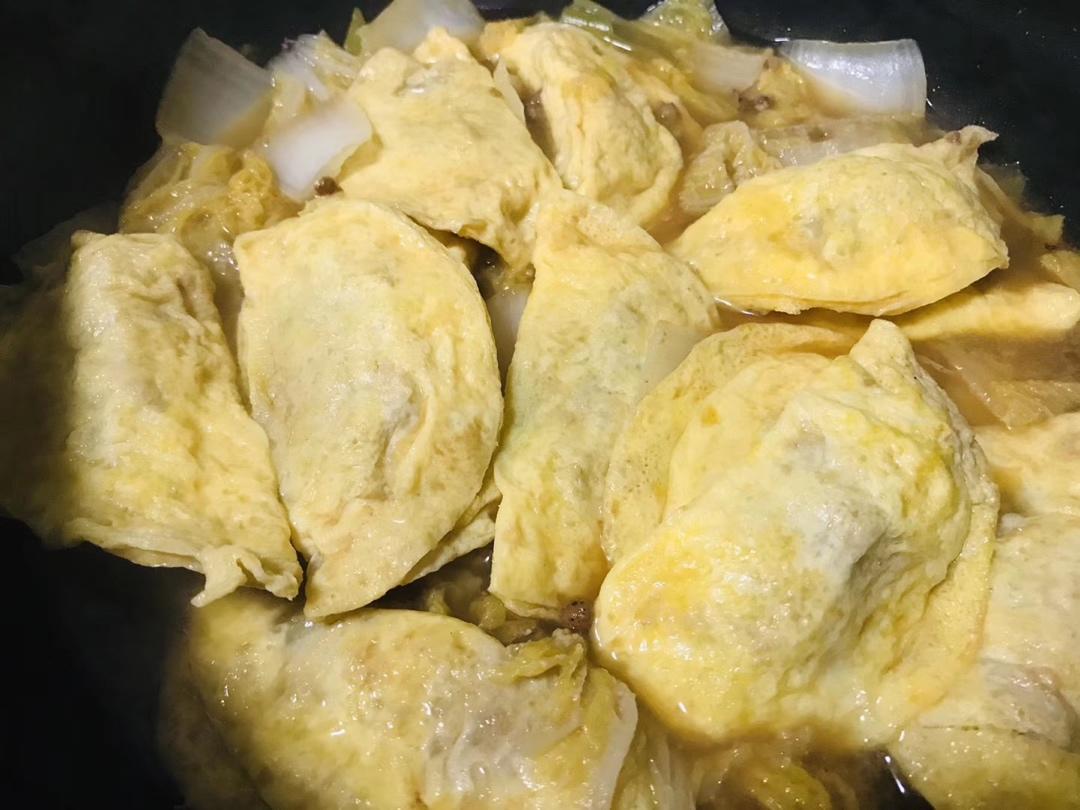 【中秋来啦火锅还远吗，大人爱吃宝宝也爱的】黄金蛋饺