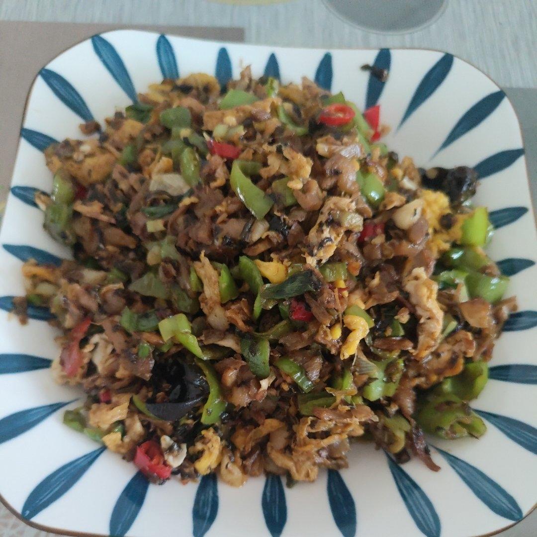 鸡蛋炒外婆菜(下饭菜)