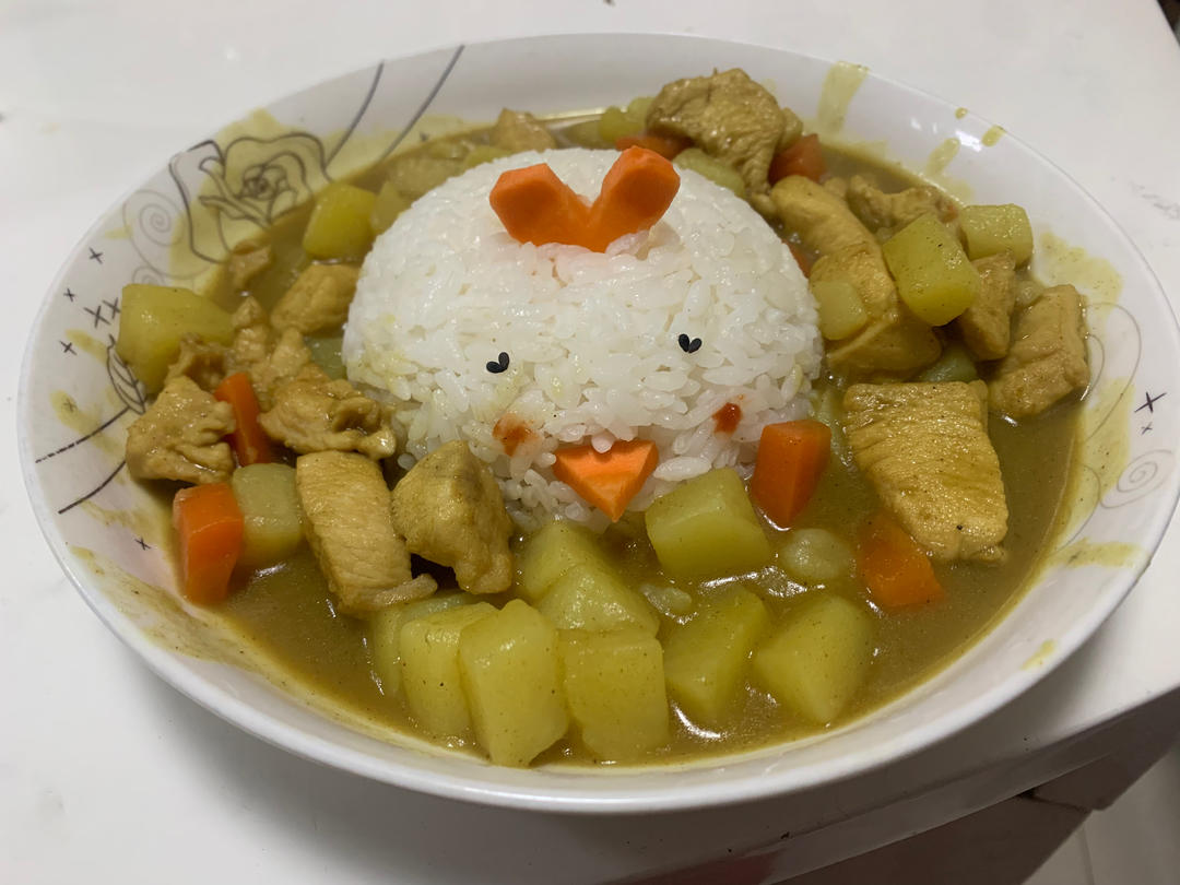 咖喱鸡肉饭