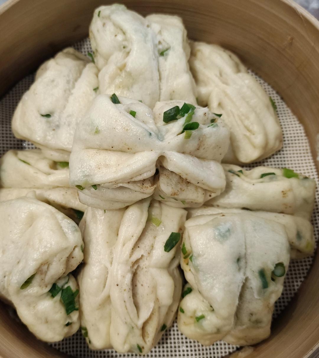 豆渣葱花卷