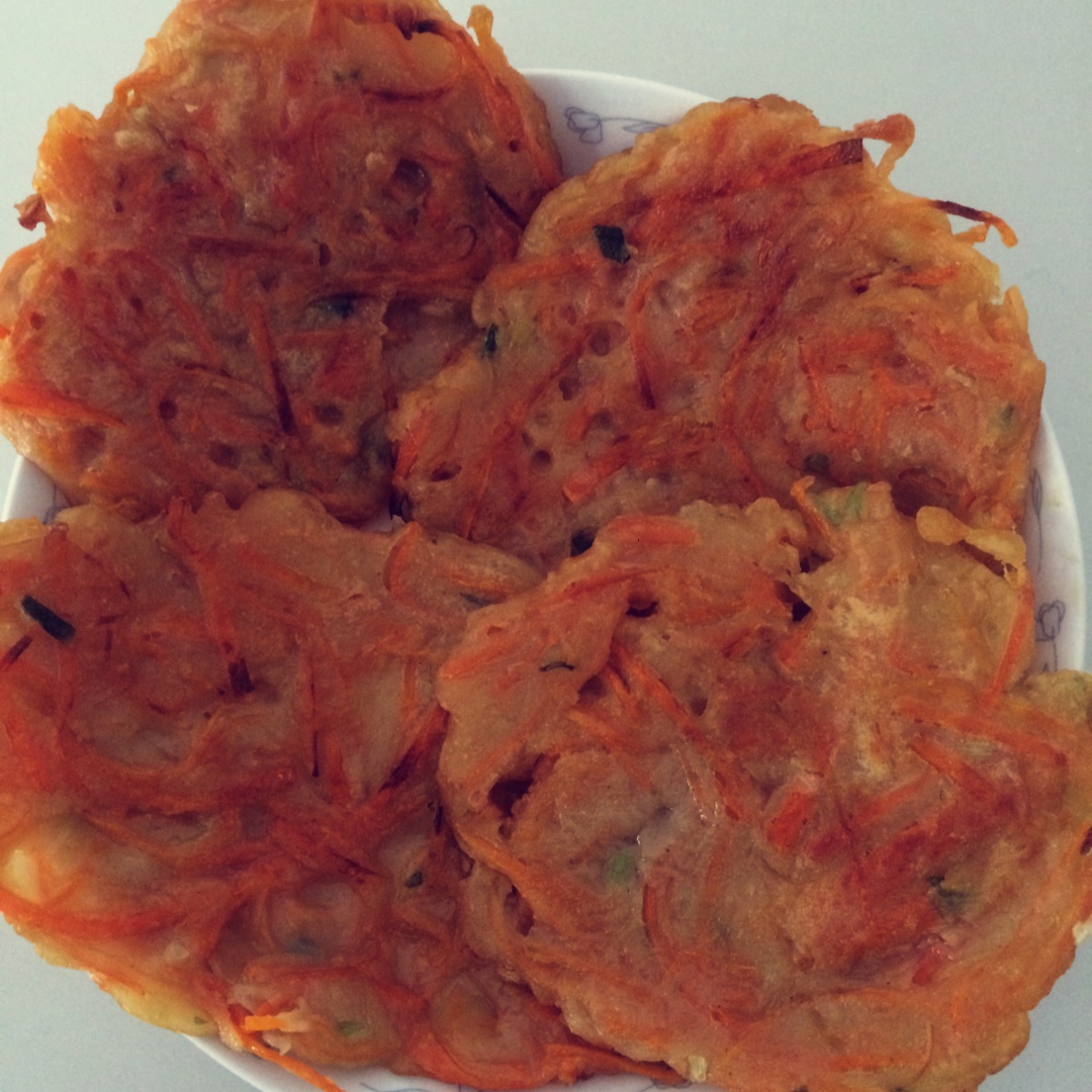 胡萝卜鸡蛋饼