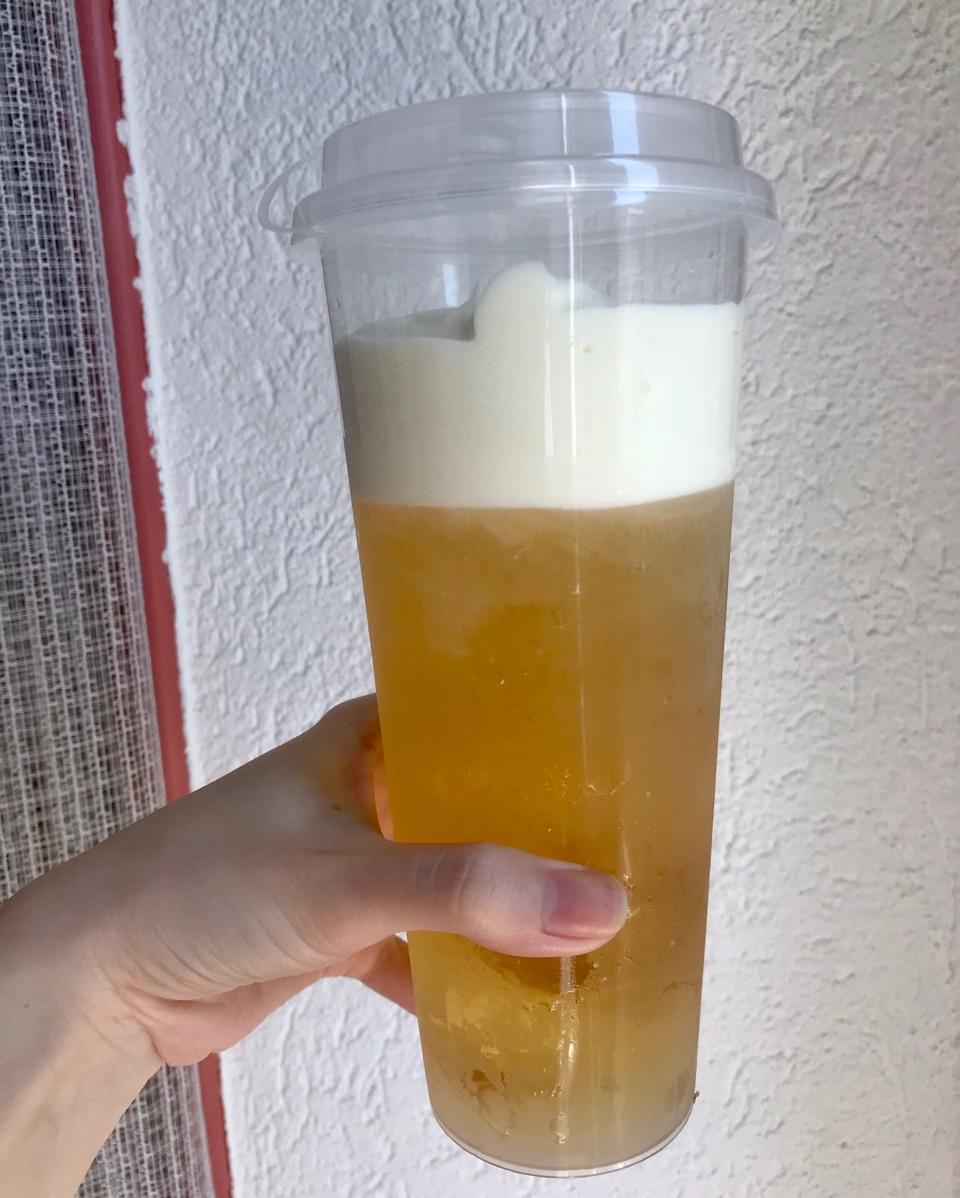 解锁喜茶芝士奶盖