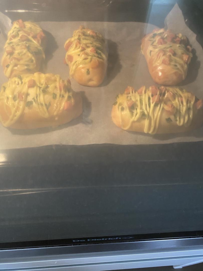 香葱火腿肉松面包