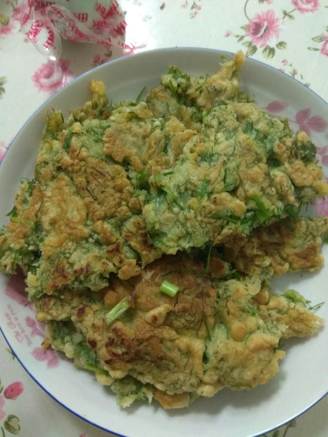 小茴香鸡蛋饼