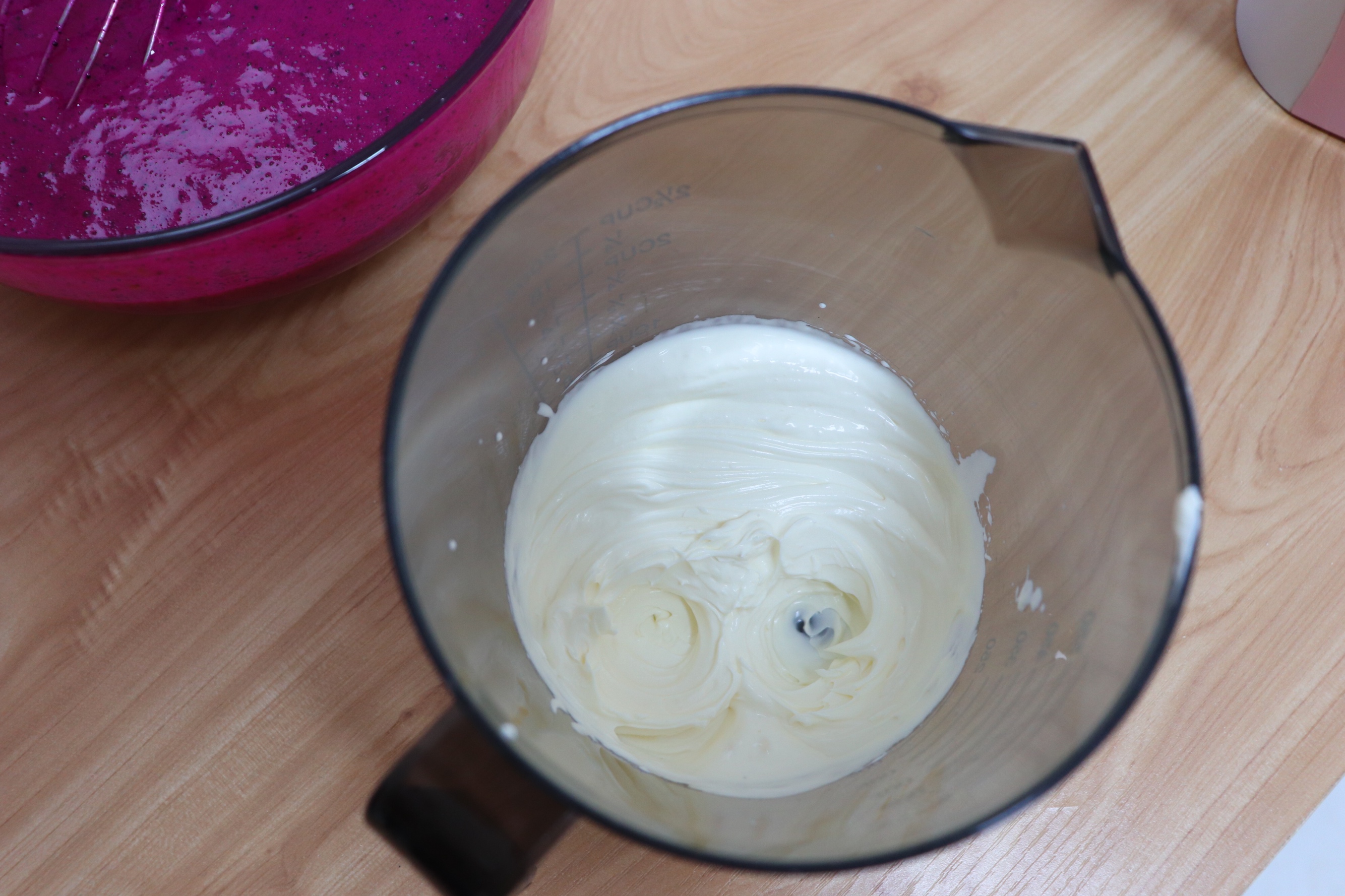 火龙果奶砖（消耗淡奶油）的做法 步骤5
