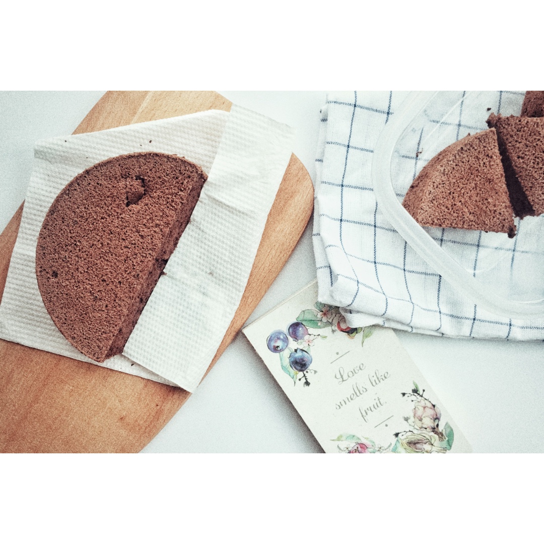 无油可可戚风蛋糕（2蛋6寸）