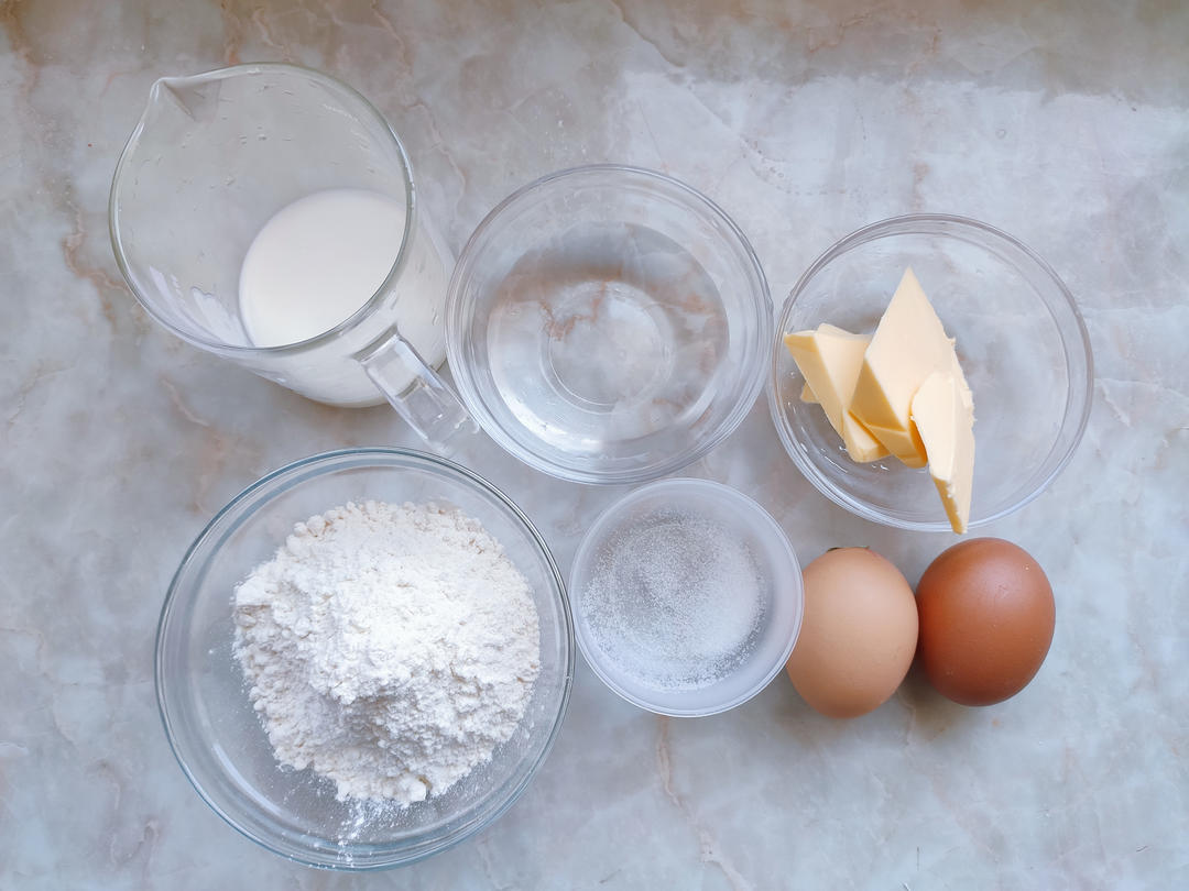 纯奶手撕吐司的做法 步骤1