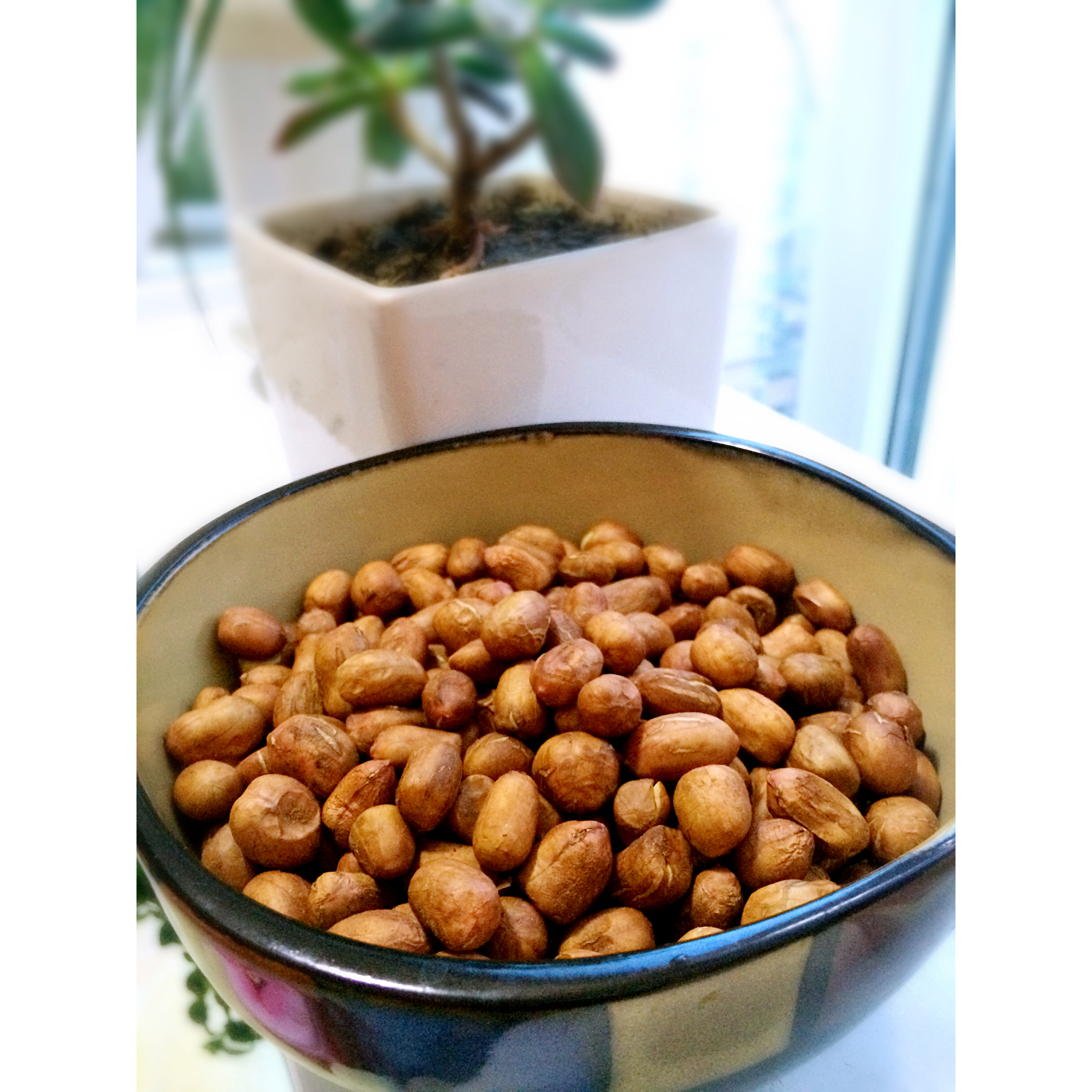 糖果果carrie做的盐烤花生米