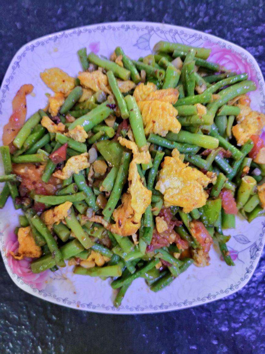 豆角鸡蛋