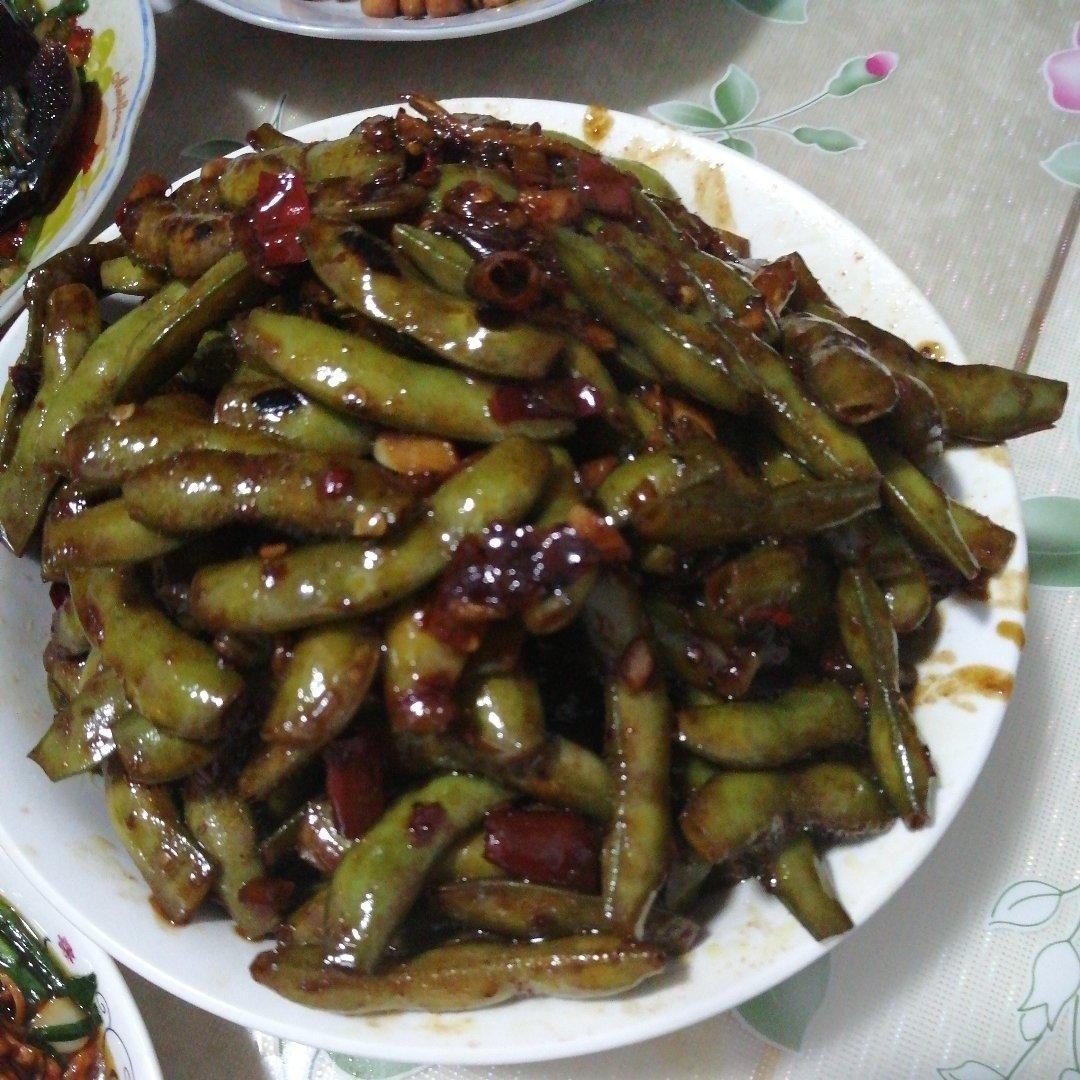 辣炒毛豆