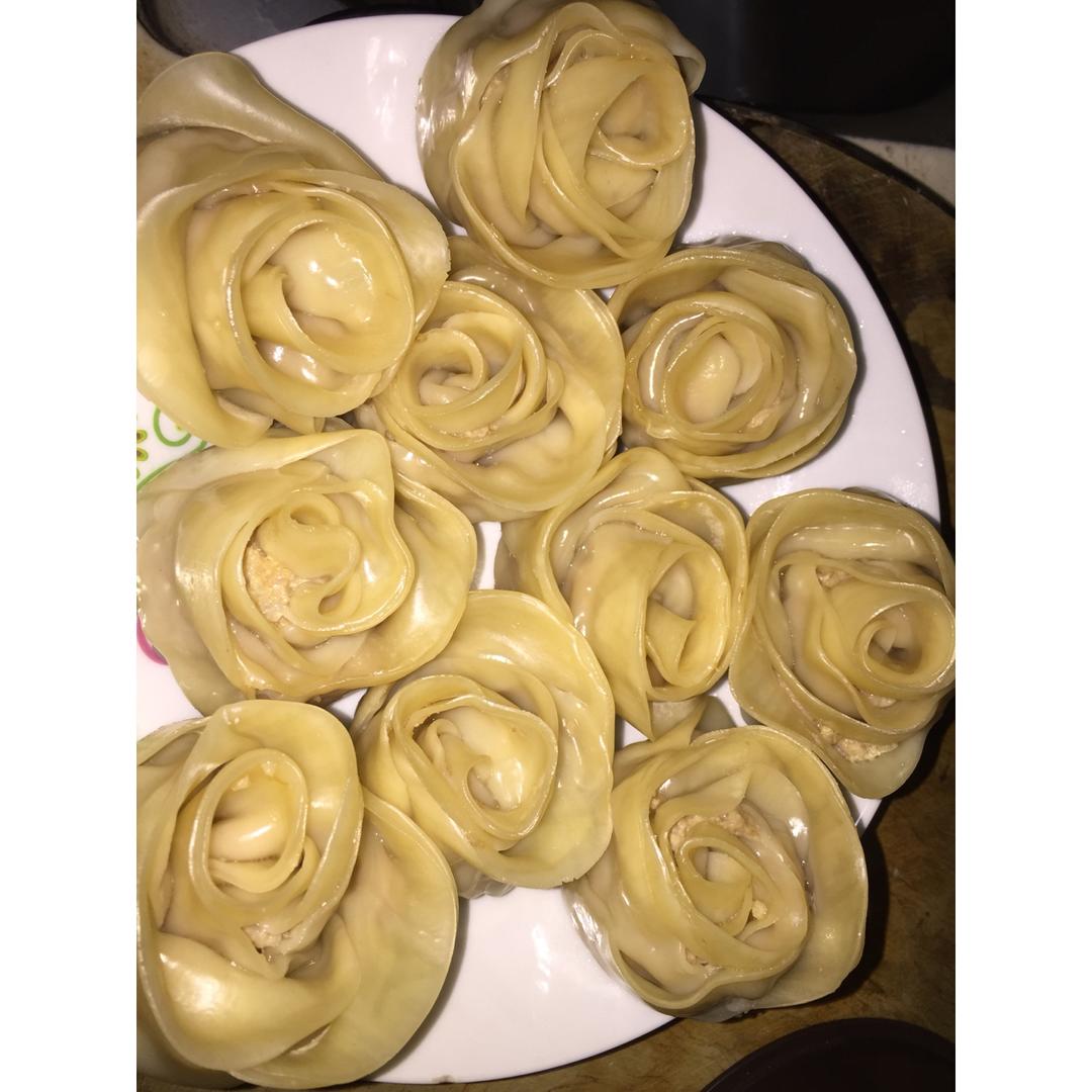 肉馅玫瑰饺