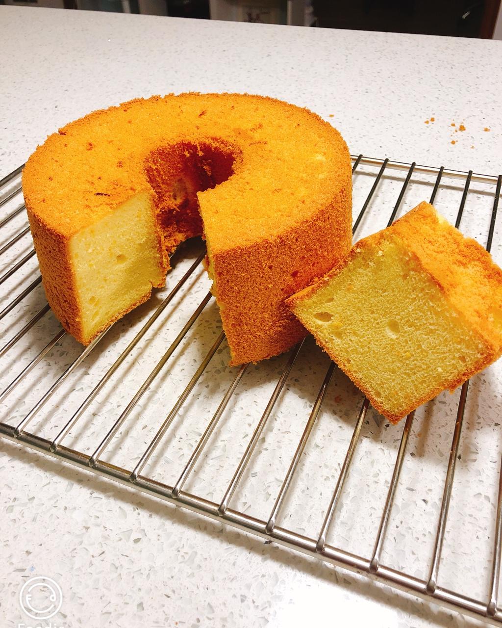 软嫩Q弹，橙香十足——香橙戚风