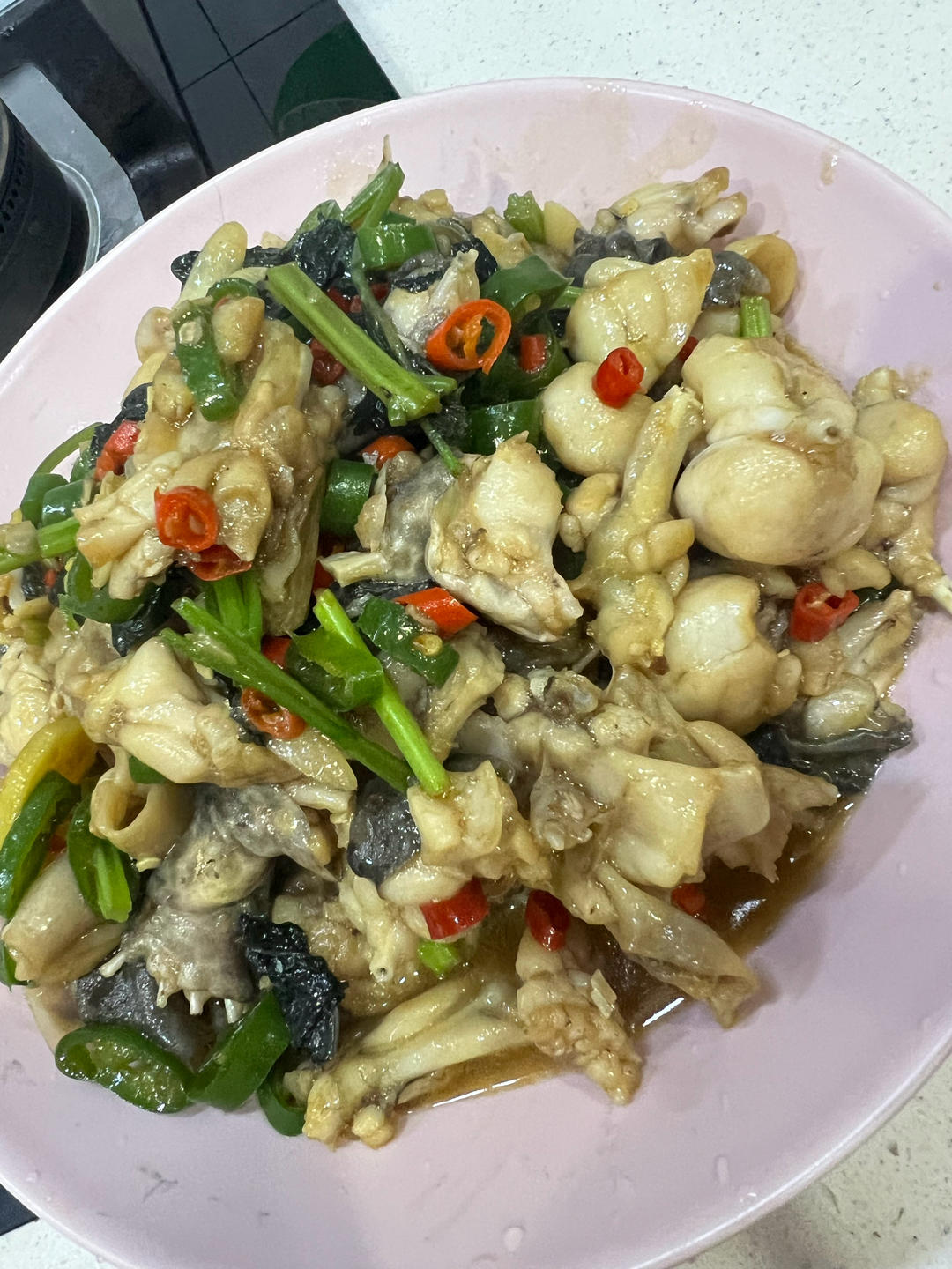 青椒紫苏牛蛙