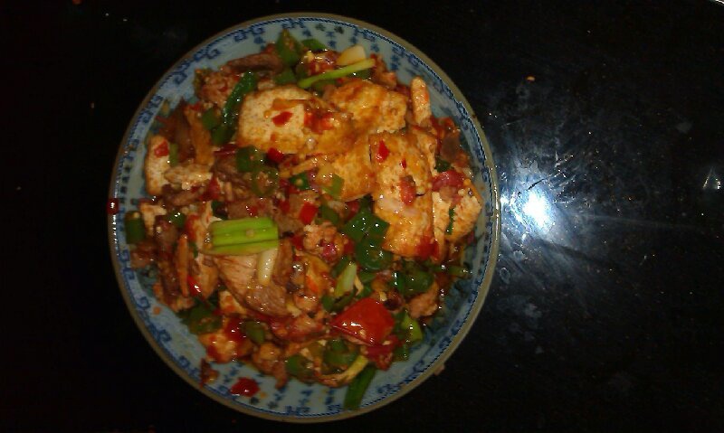 家常豆腐(彩椒版)