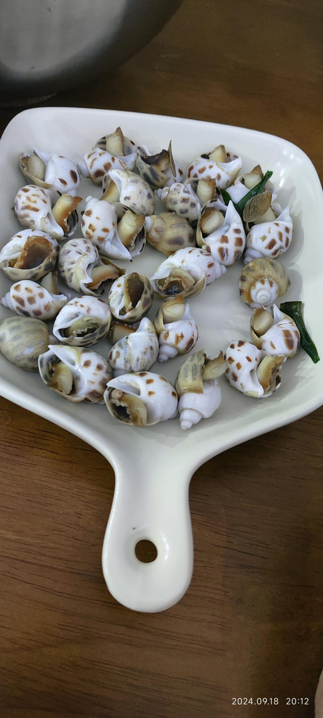 白灼花螺