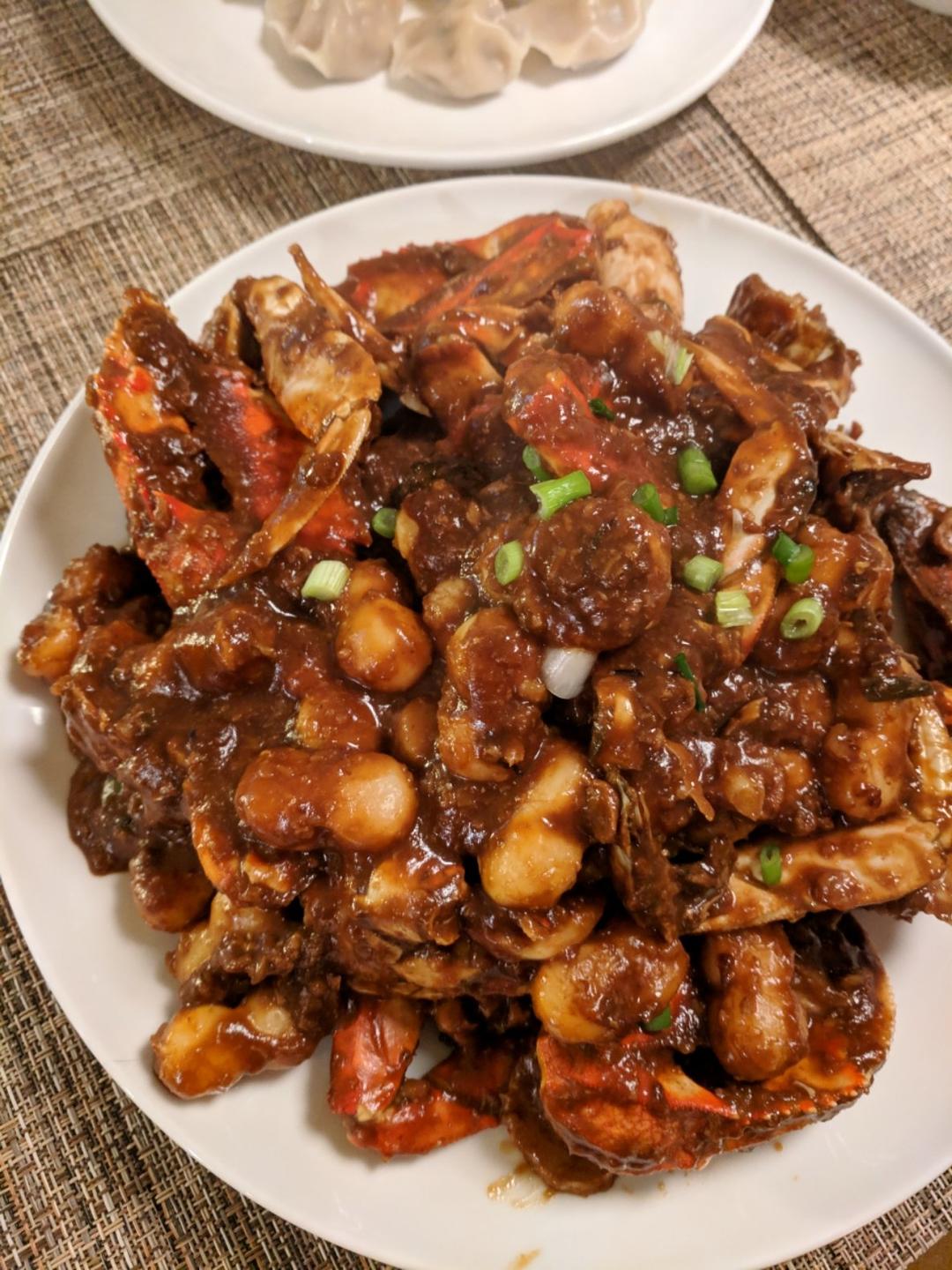 毛蟹炒年糕