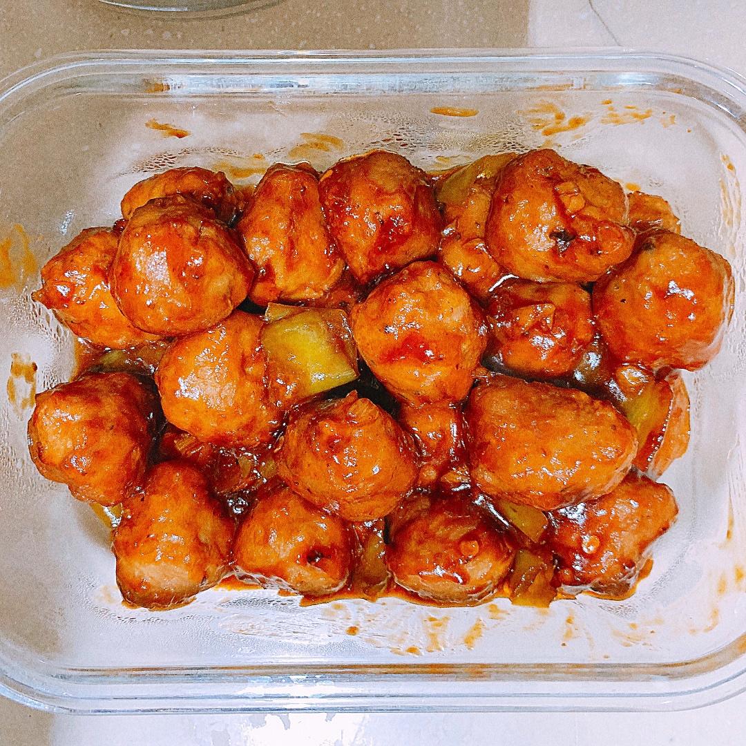 糖醋丸子(在家也能做出饭店的味道)