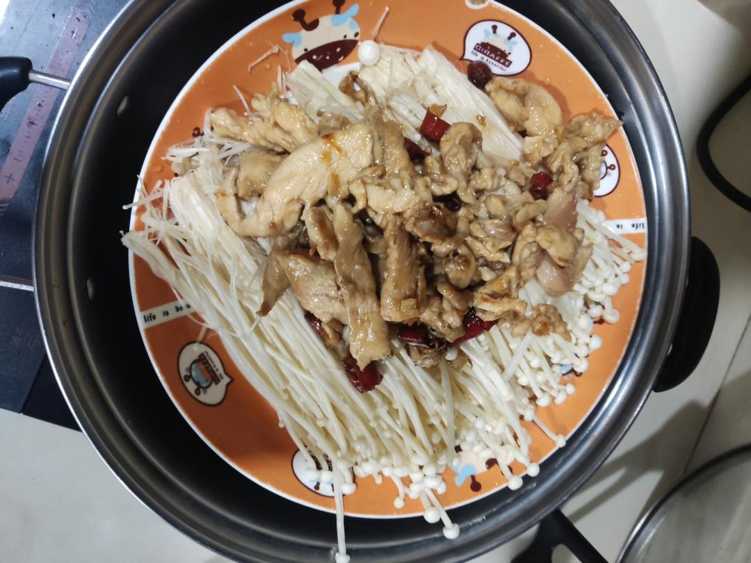 超级下饭的蒜蓉金针菇！好吃到爆