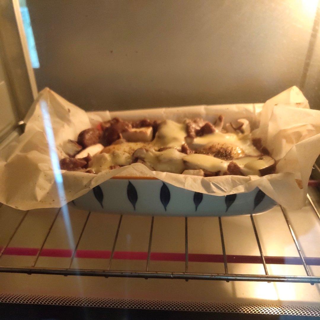 牛肉芝士太阳蛋