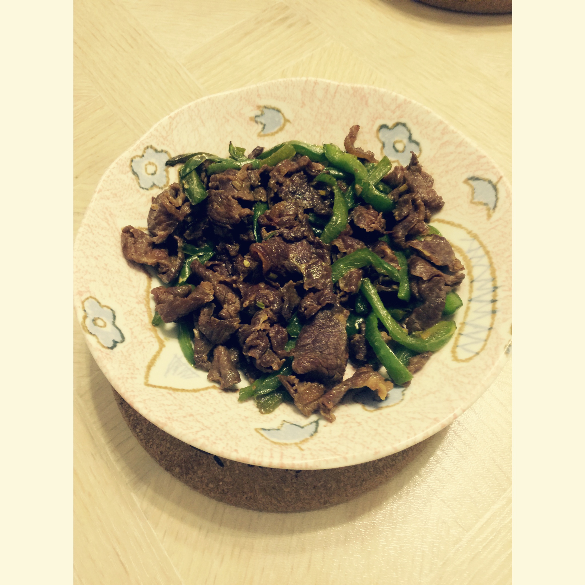 青椒炒牛肉