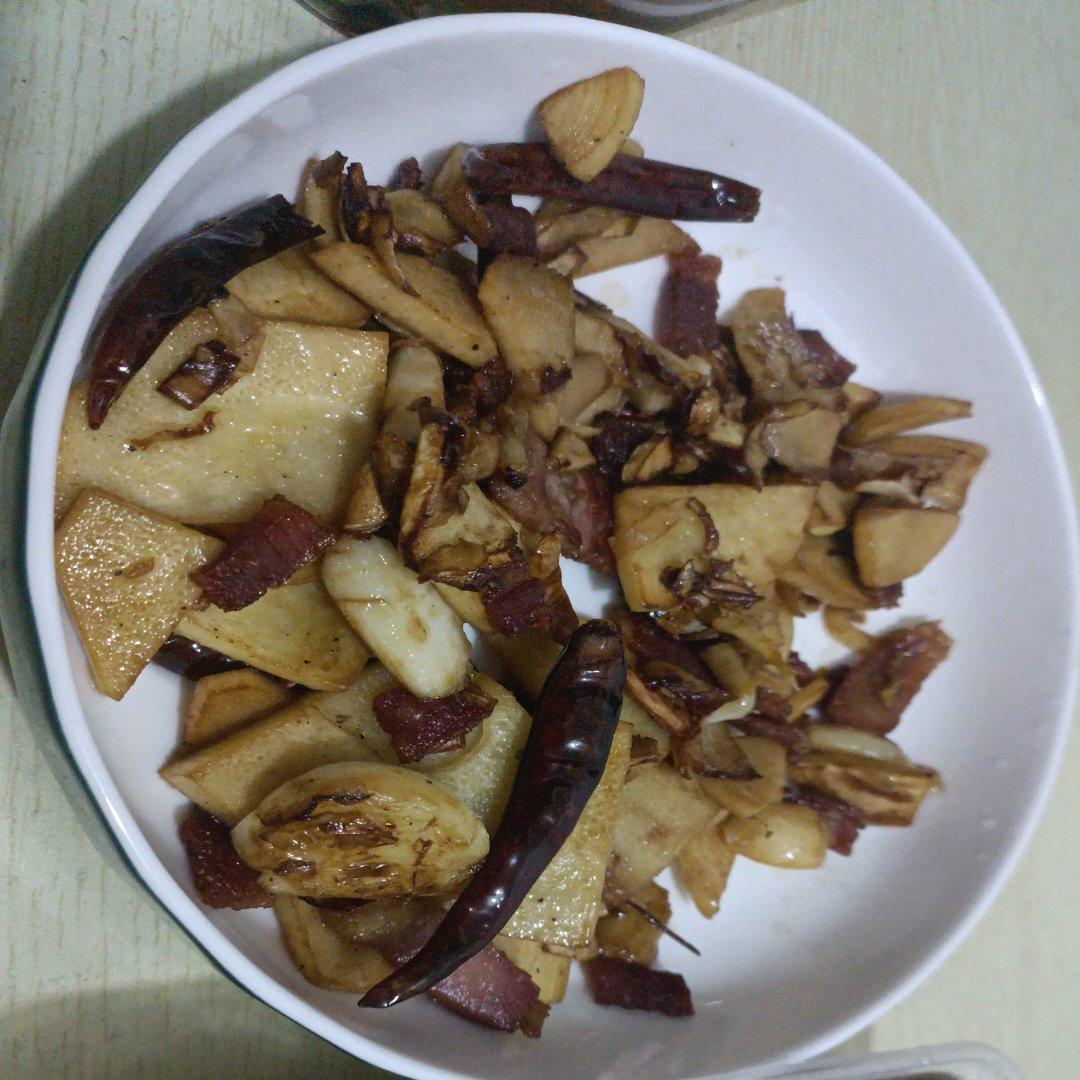 冬笋炒腊肉