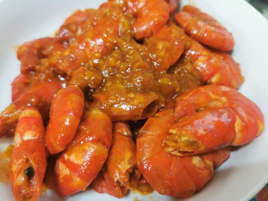 茄汁儿大虾的做法