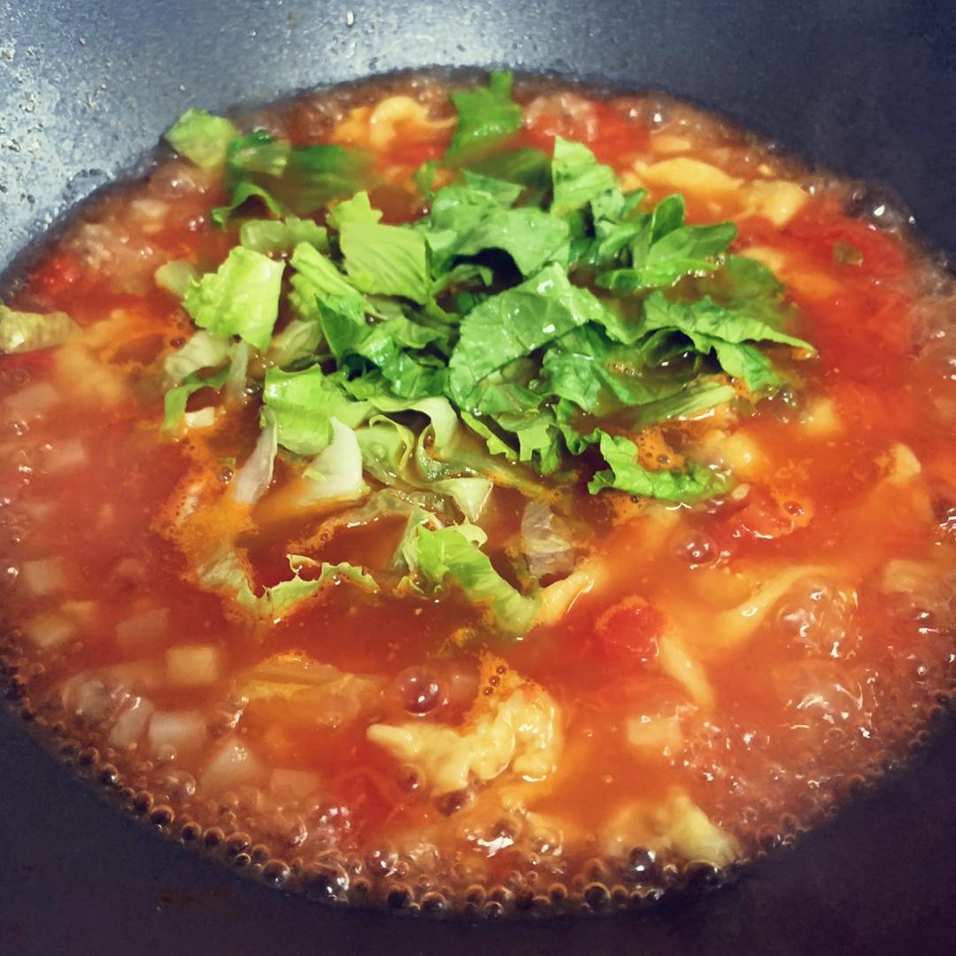 堂妈小厨——番茄土豆疙瘩汤