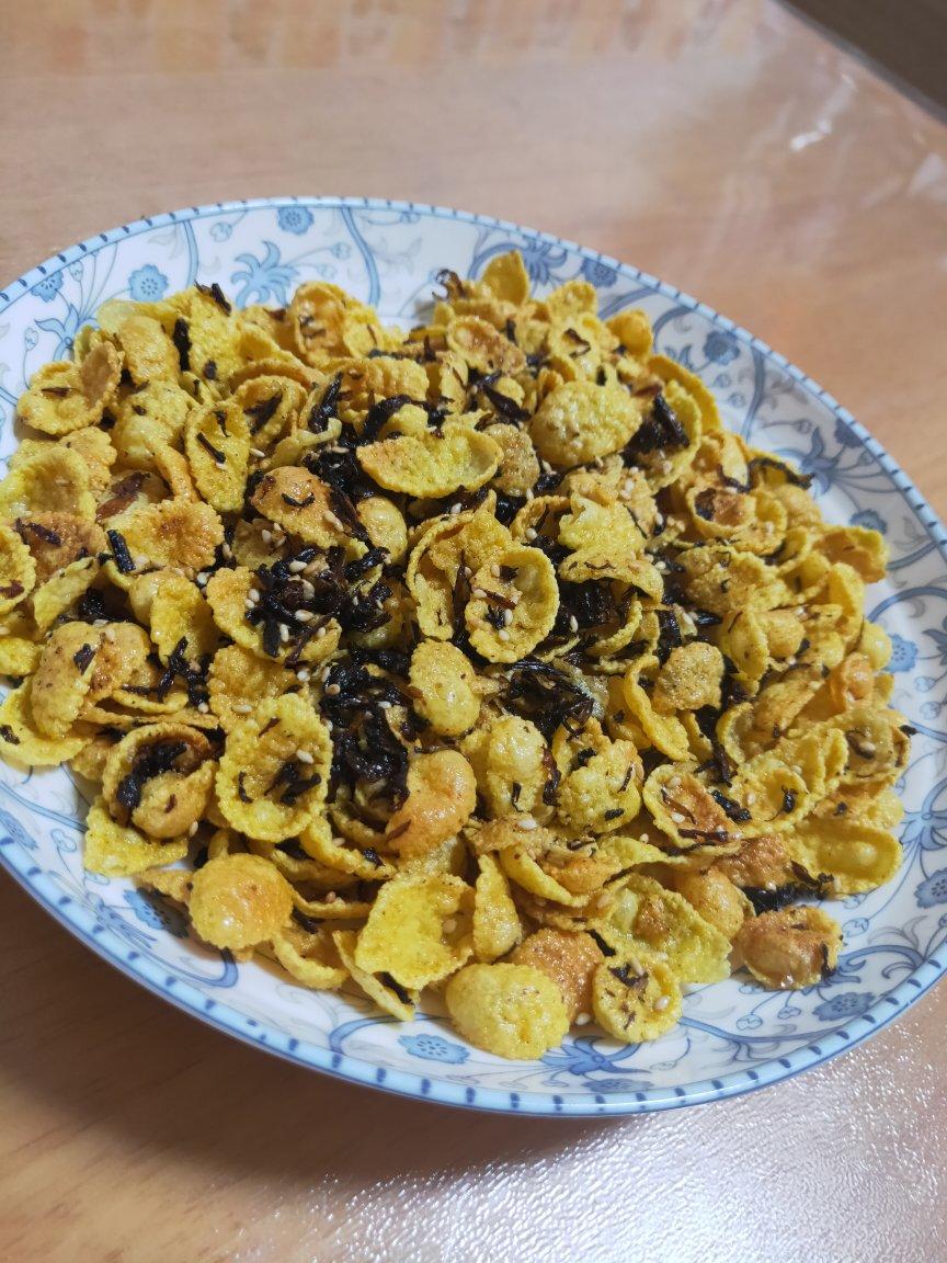 梅干菜黄金玉米片（附不浪费油小诀窍）