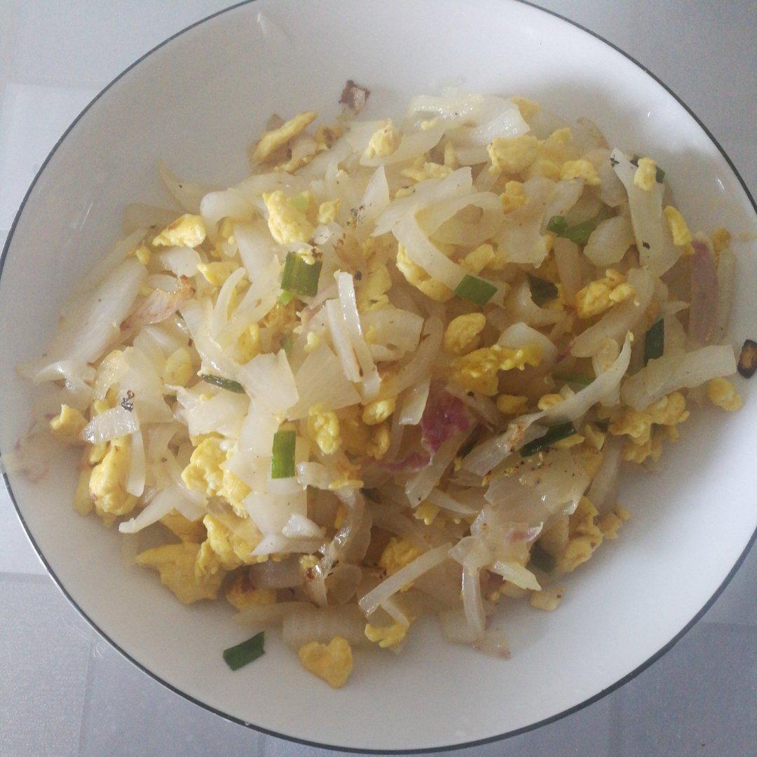 洋葱炒鸡蛋