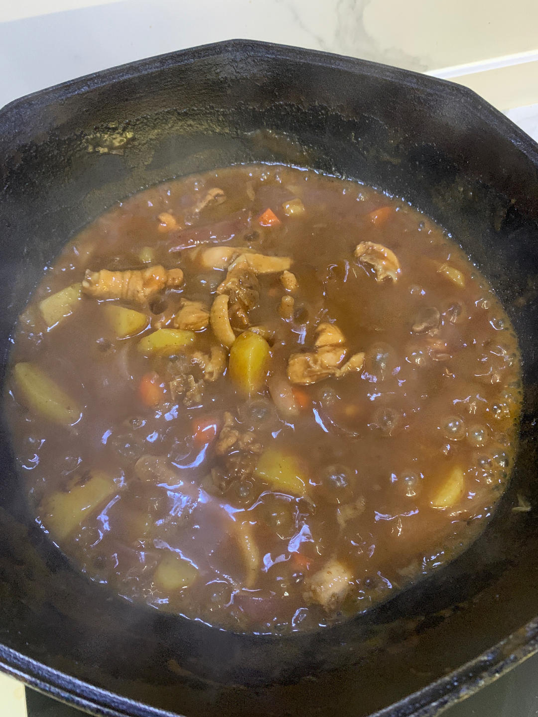 土豆咖喱鸡肉