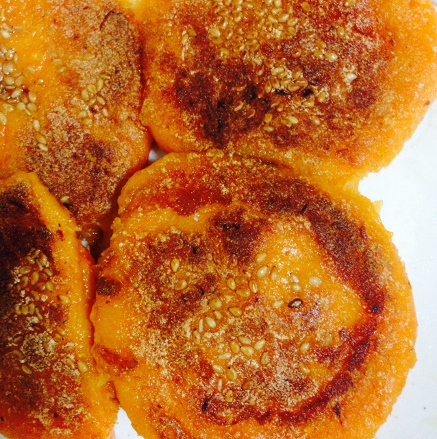 芝麻南瓜饼