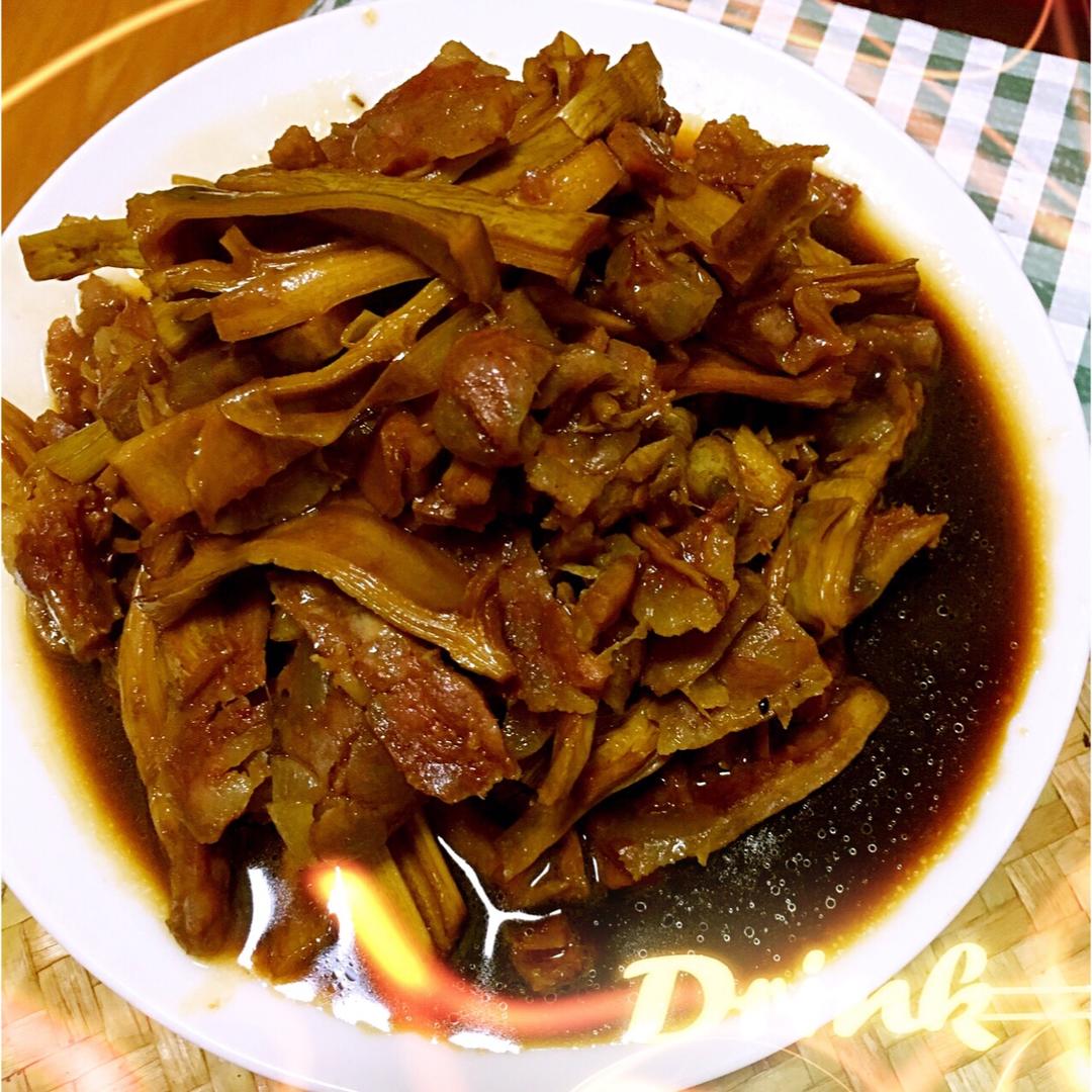 笋干炒辣香肠（快手菜）